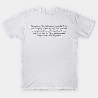 From Lukov with Love quote T-Shirt